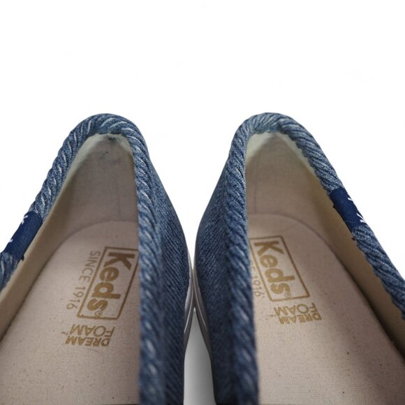Keds Dreamform Casual Slip-on Sneakers Women's 8 Blue Corduroy WF62215 - Picture 10 of 10